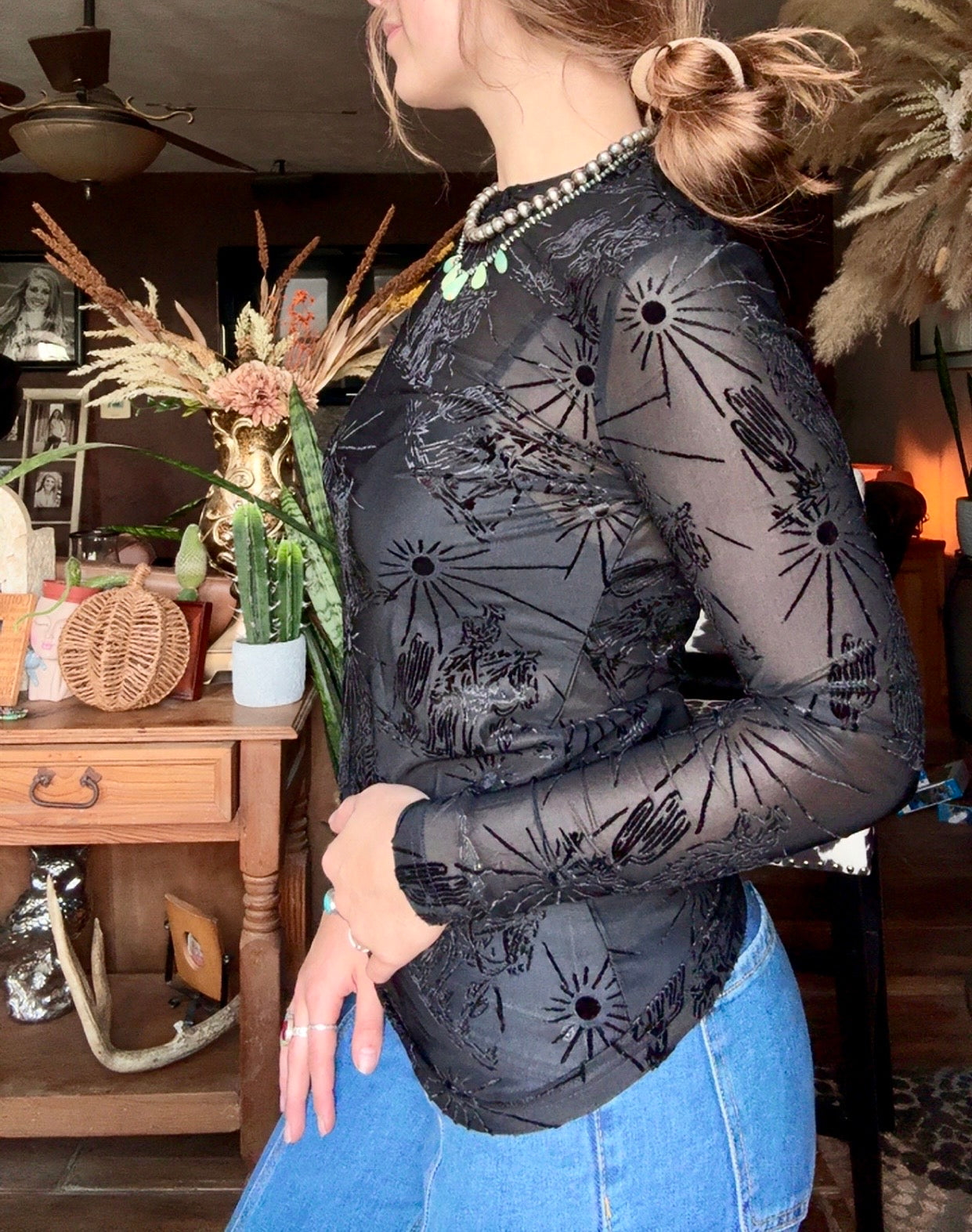 Meridian Mesh Top