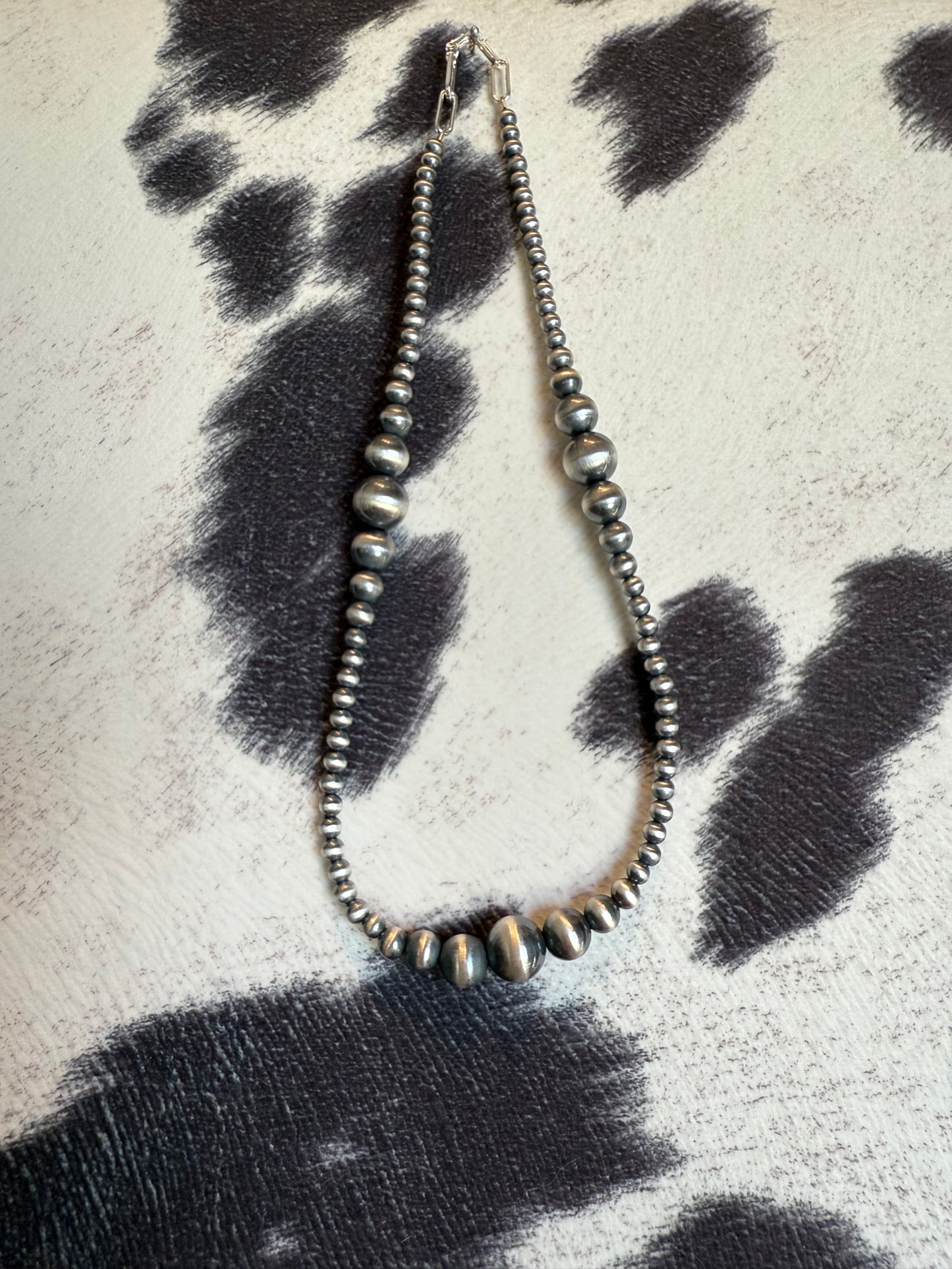 Graduated Sterling Silver Pearls