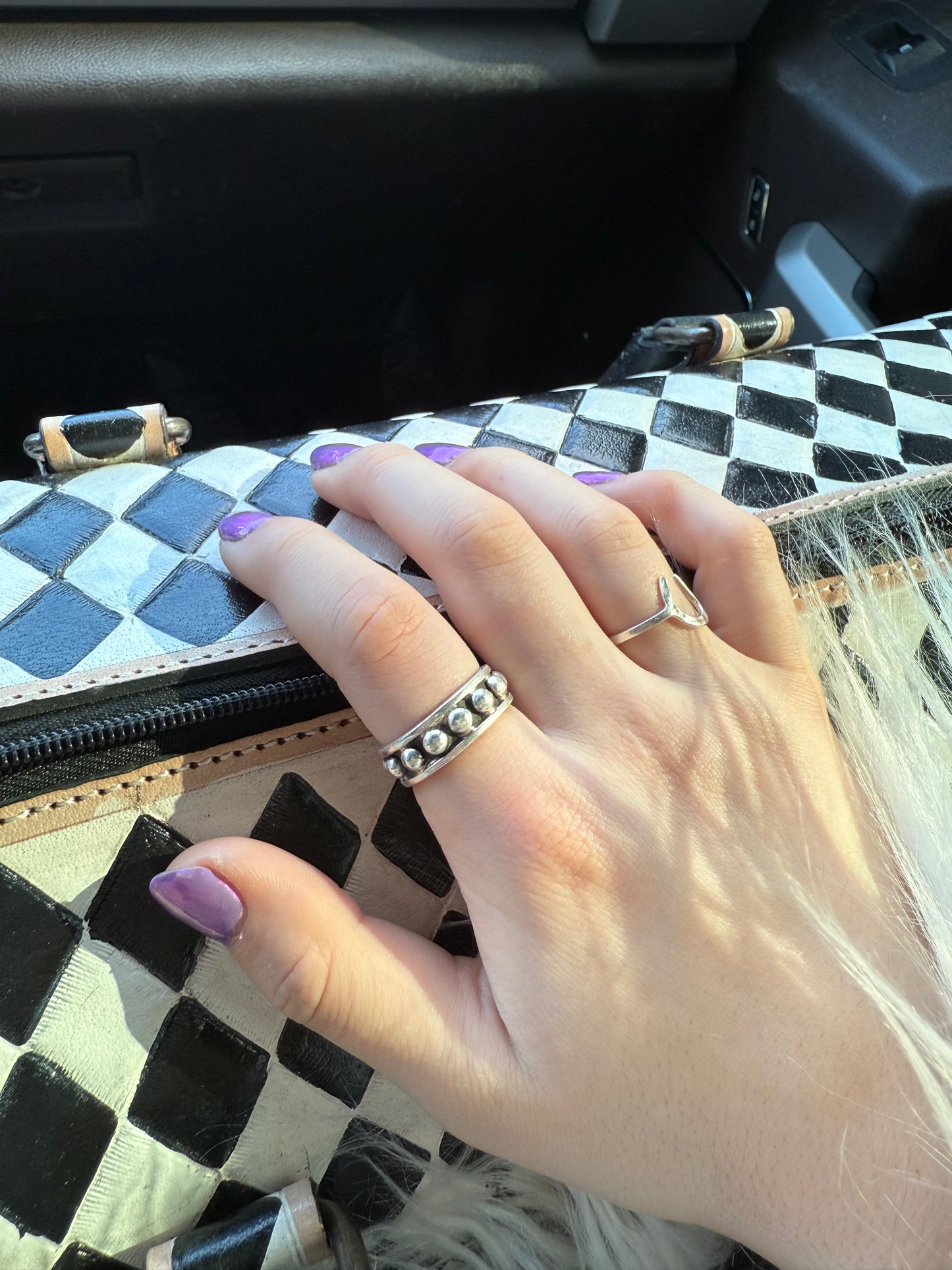 Sterling silver ball Rings