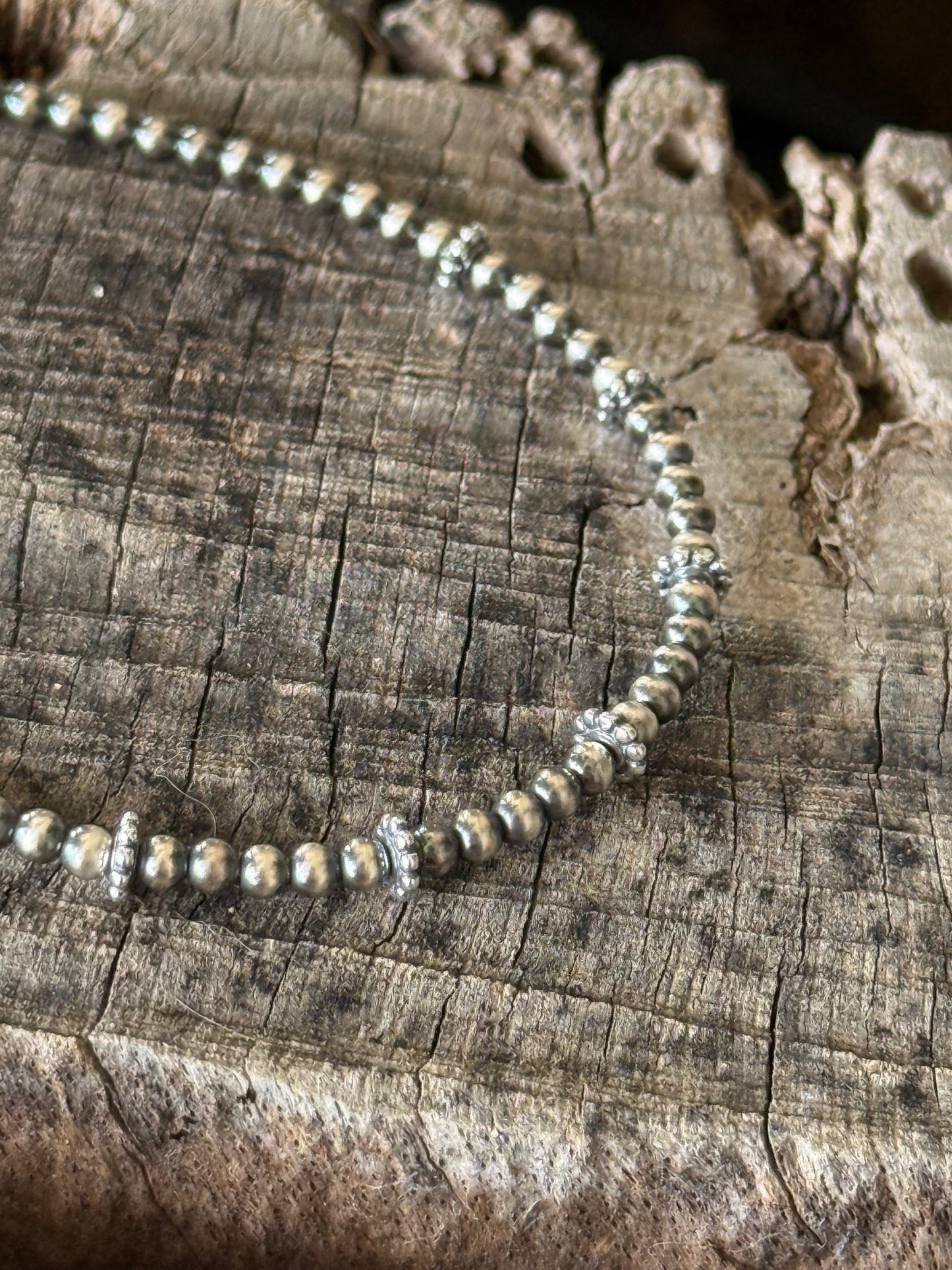Navajo Pearl Flower Bracelet