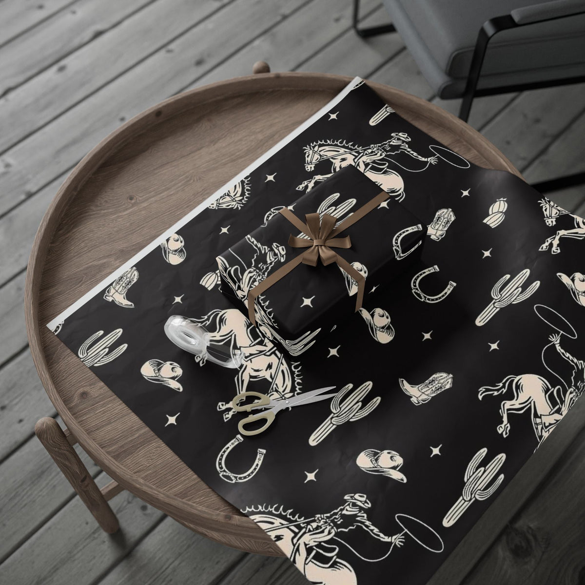 Western Cowboy Wrapping Paper