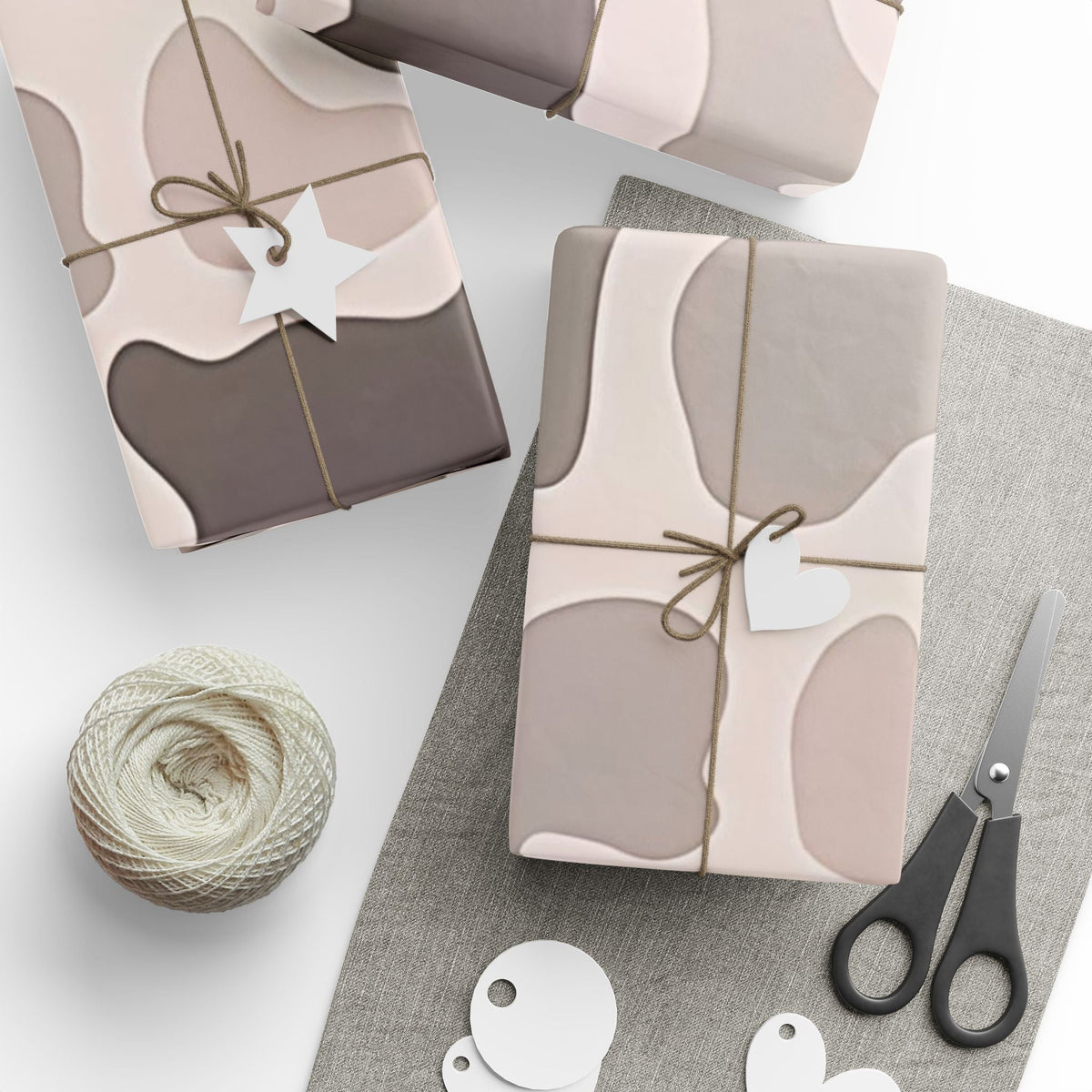 Neutral Camouflage Wrapping Paper