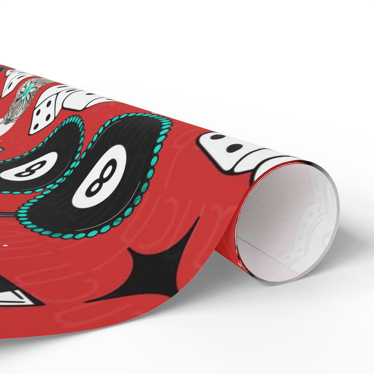 Casino Games Wrapping Paper