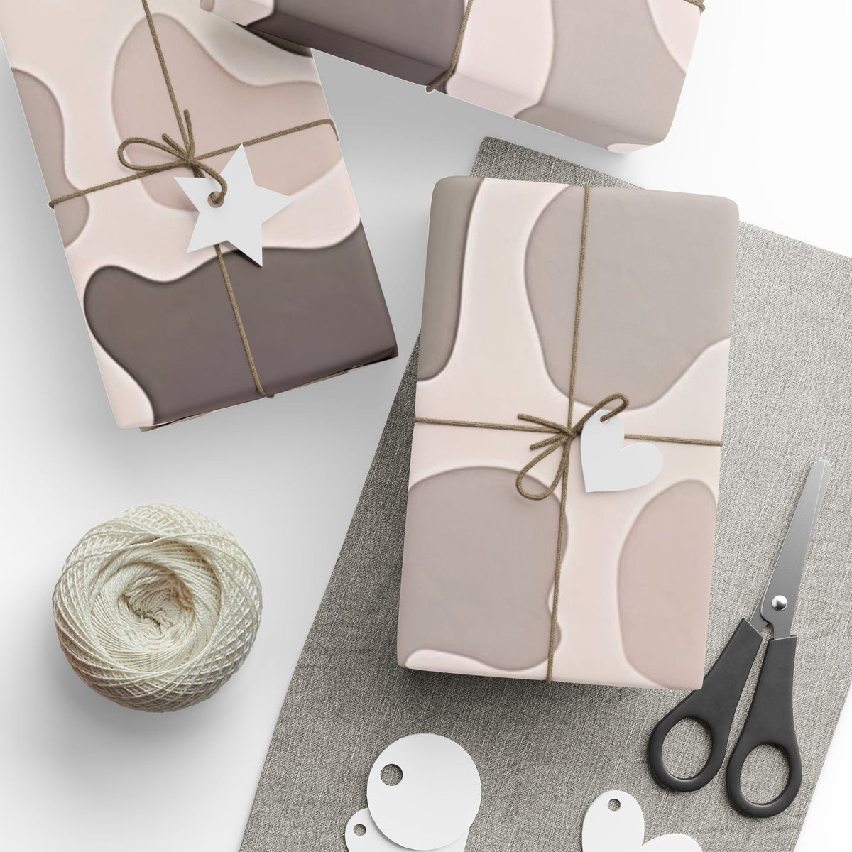 Neutral Camouflage Wrapping Paper