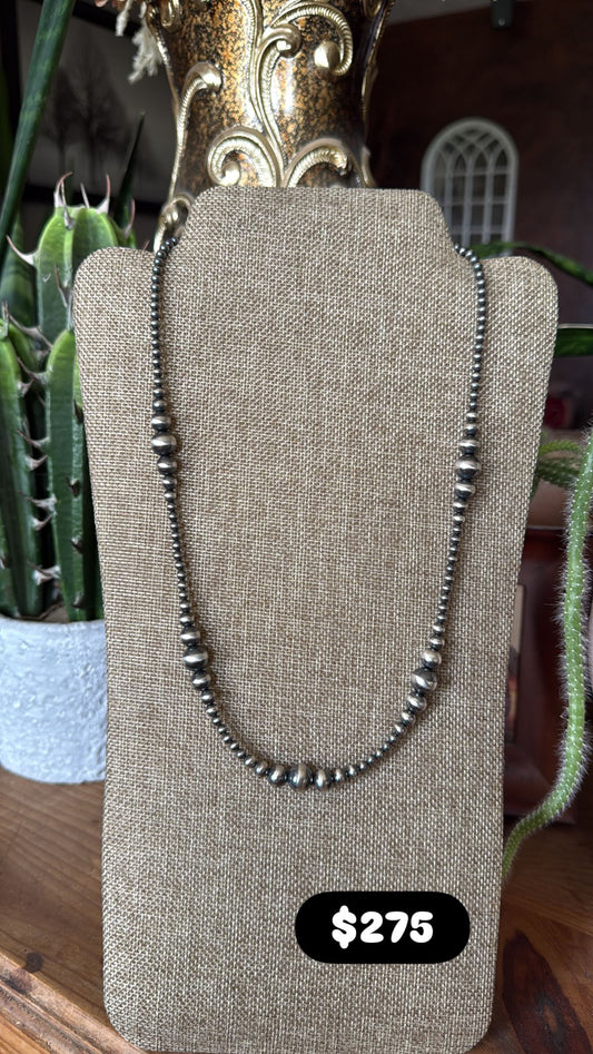 Graduated Navajo Pearls