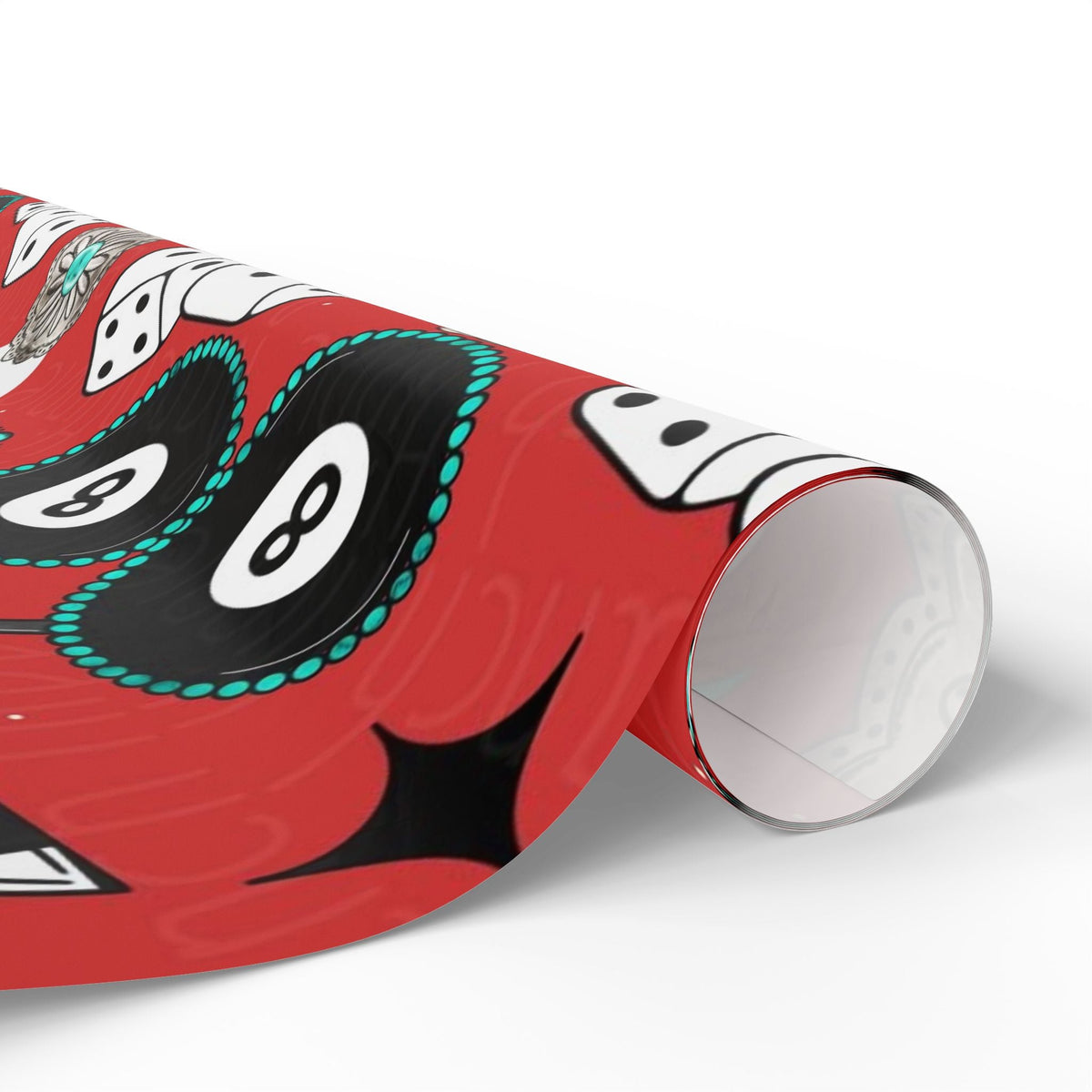 Casino Games Wrapping Paper