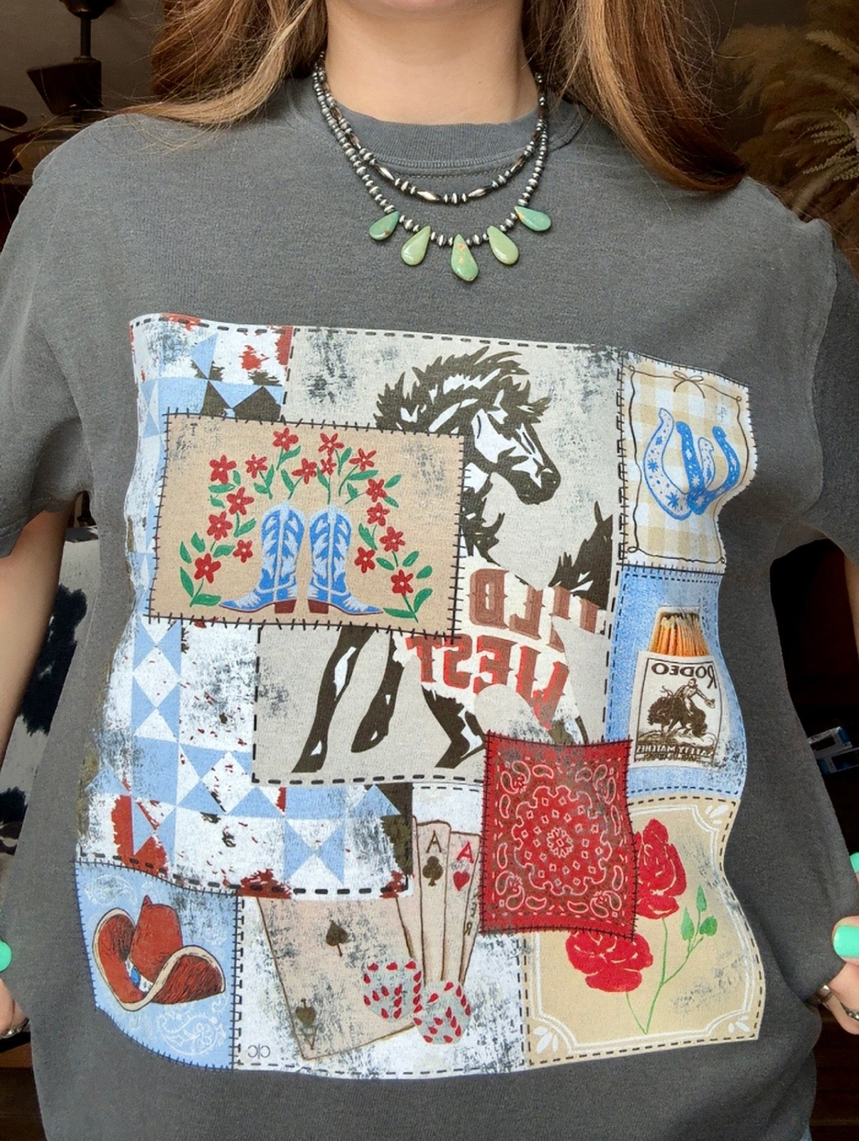 Patch Rodeo Western Graphic Tee