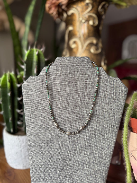 Navajo Pearl Turquoise Torpedo