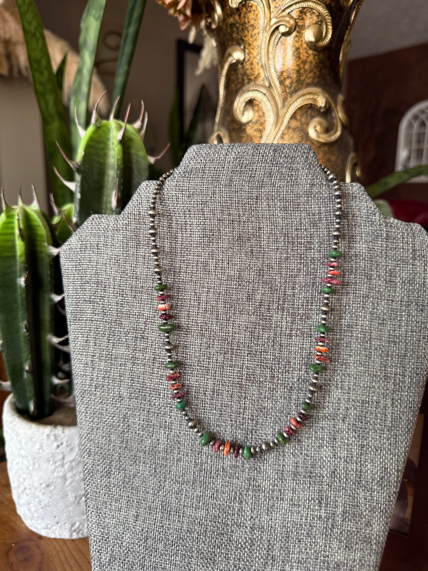 Multi Color Authentic Navajo Pearl Necklace