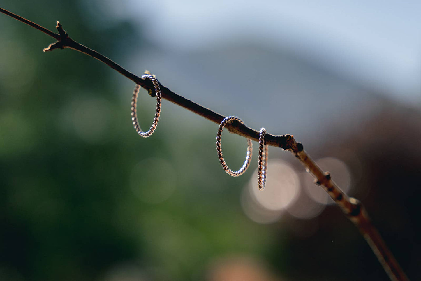 Rope Sterling Silver Stacker Band Ring