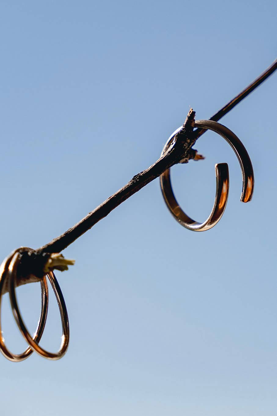 Split Sterling Silver Stacker Band Ring